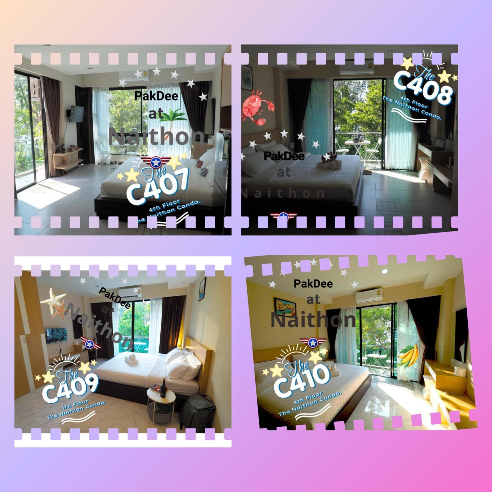Pak Dee At Naithon Apartment Bagian luar foto